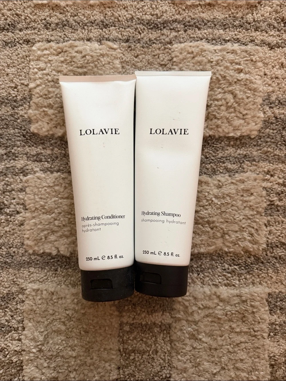 Lolavie hydrating shampoo and conditioner